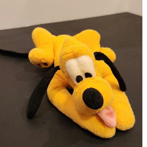 Disney Pluto Plush Doll Soft Stuffed Toy Cutie Yellow Dog 8'' - Picture 1 of 7